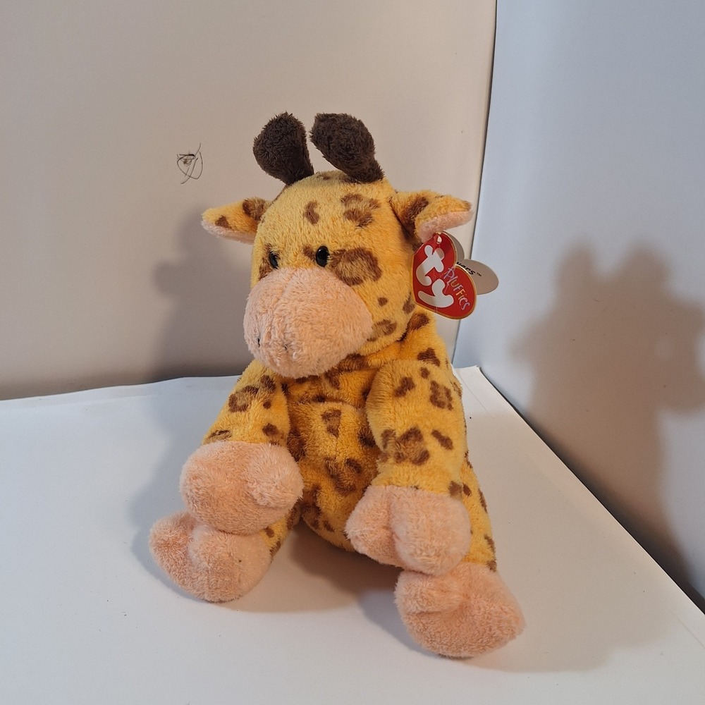 Ty Pluffies TOWERS the Giraffe (9 Inch)  Soft Plush Stuffed Animal Toy